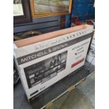 A Mitchell and Brown 43 inch QLED Television model JB-43QLED1811, boxed with remote (the vendor told