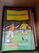 A small quantity of Football programmes, including World Cup and International matches