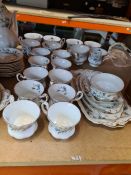 A quantity of Royal Albert Brigadoon pattern teaware