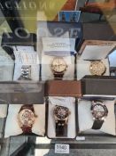 A collection of limited edition Bradford Exchange aviation and military watches to include the Victo