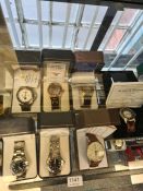 A collection of limited edition Bradford Exchange aviation military watches, a total of 7. To includ