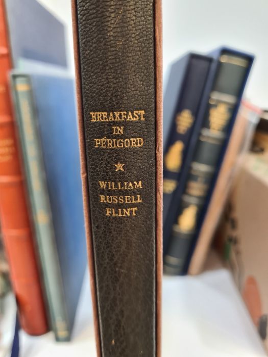 "Breakfast in Perigold" W. Russell Flint, a limited edition book, 122 of 525 by Charles Skilton, 196