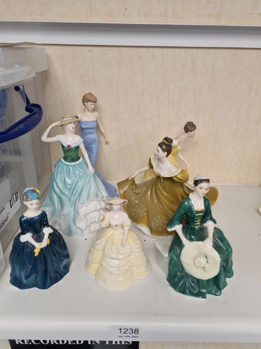 Seven Royal Doulton lady figures - Image 2 of 2