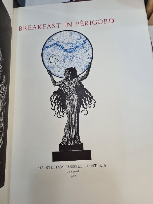 "Breakfast in Perigold" W. Russell Flint, a limited edition book, 122 of 525 by Charles Skilton, 196 - Image 8 of 8