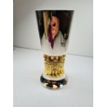 A silver limited edition Winchester Cathedral goblet, Aurum, number 192/900. Hector miller 1979 Lond