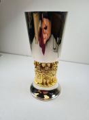 A silver limited edition Winchester Cathedral goblet, Aurum, number 192/900. Hector miller 1979 Lond