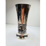 An Aurum parcel gilt silver limited edition New Forrest goblet number 208/500. Hector miller London