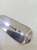 A large Georgian silver ladle by Mary Chawner. Hallmarked London 1836 6.4ozt approx