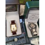 A collection (4) of limited edition Bradford Exchange commemorative railway watches. To include a Fl