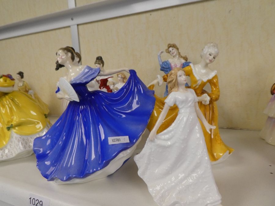 8 Royal Doulton figures of ladies to include Hannah and Elaine - Image 2 of 12