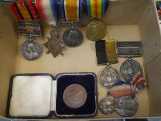A Medal Group of 7 to 4412 Pte A Knox, Seaforth Highlanders including The Sudan, Medal pair, The Que