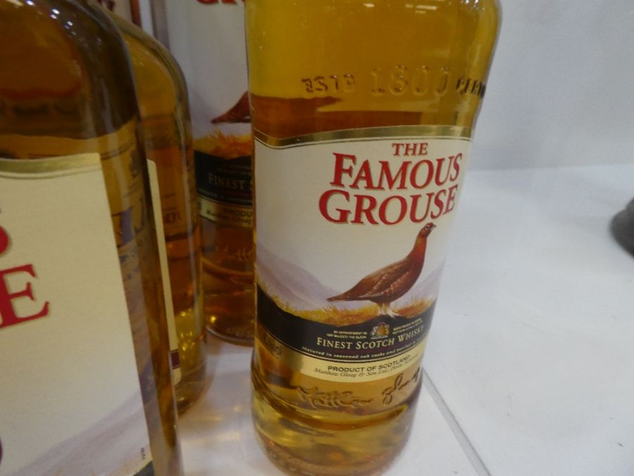 Four bottles of Famous Grouse Scotch Whiskey and 5 other bottles of alcohol - Image 6 of 8