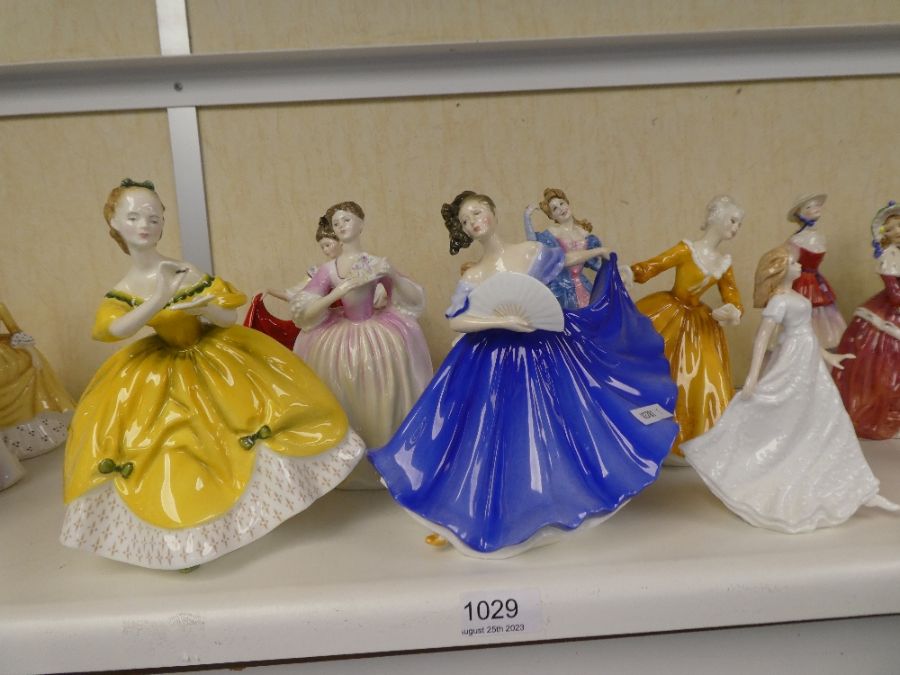 8 Royal Doulton figures of ladies to include Hannah and Elaine - Image 5 of 12