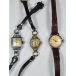 Three vintage cocktail watches to include Rotary, Smiths Empire and Bulova