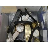 Tray of various fashion watches, to include Avia, Seiko, etc