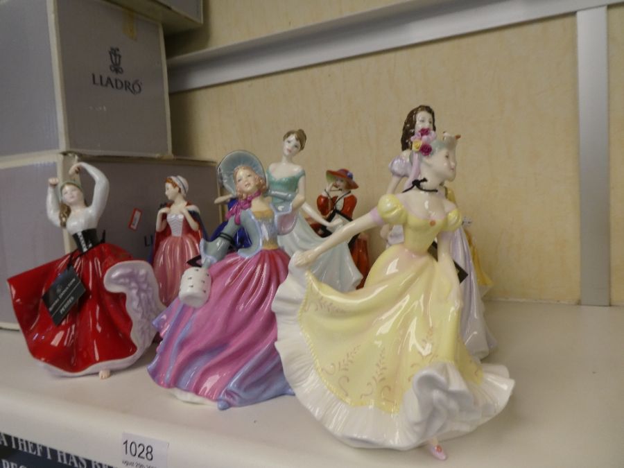 9 modern Royal Doulton figures of ladies - Image 7 of 15