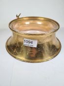 An attractive silver gilt dish stamped "Made for Tiffany and Co., New York".  Engraved in a very orn