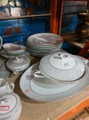 A quantity of Noritake 'Damask' design dinner and teaware