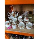 A small quantity of Royal Albert 'Old Country Roses' teaware