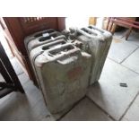 Three x Military Jerry cans