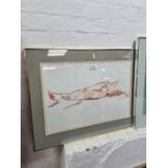Tim Walden, three similar pastel drawings of nude figures probably 1970s/80s. All signed, the larges