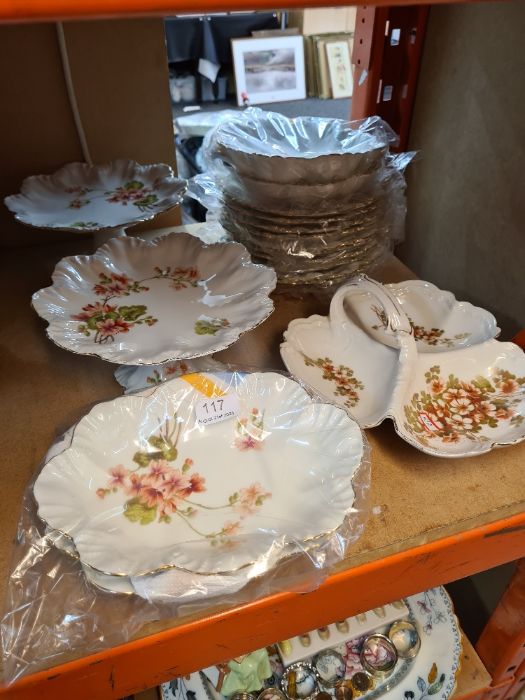 A selection of Limoges, plates, cake stands and dishes