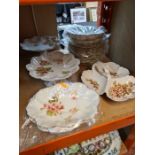 A selection of Limoges, plates, cake stands and dishes