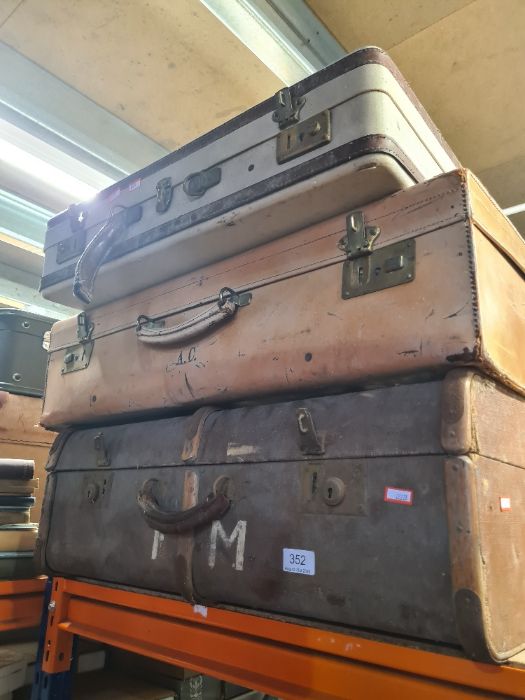 Various suitcases and similar