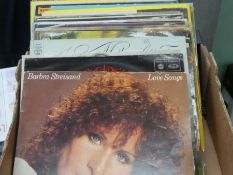 A small quantity of vinyl LP's to include Barbara Streisand, Johnny Mathis and The Wombles