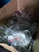 3 Cartons of glassware and sundry