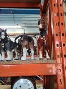 A quantity of Beswick horses and others, mainly Shire
