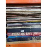 A quantity of vinyl LP records, including Readers Digest compilations