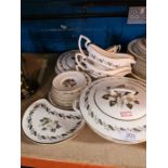 A collection of Royal Worcester Bernina dinnerware, large quantity