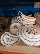 A collection of Royal Worcester Bernina dinnerware, large quantity