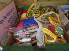 Two boxes of pre school tools