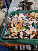 A box of various Matchboxes and corners