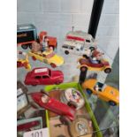 Vintage Corgi toys to include Basil Brush, Magic Roundabout, Noddy along with some Dinky vehicles (1