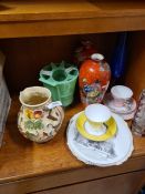 A selection of mixed glass and china