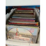 A large quantity of vinyl LPs records, mixed genres, 1950s to 1980s period