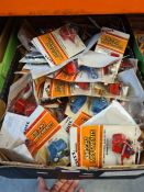 Vintage ERTL farm trailers and equipment, large quantity in blister packs 1/64 scale