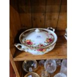 A quantity of Royal Albert Old Country Roses dinner and tea ware, and a Royal Albert Berkeley coffee