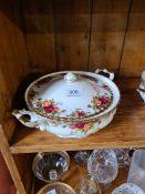 A quantity of Royal Albert Old Country Roses dinner and tea ware, and a Royal Albert Berkeley coffee