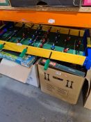 Two boxes of mixed vintage board games, etc
