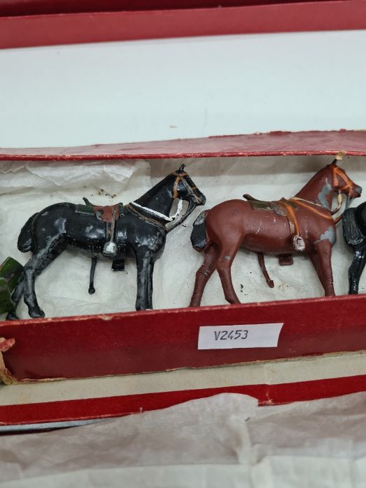 Vintage Britains 11th Hussars set No. 182 and Territorial Army Yeomanry set No. 159 - Image 8 of 8