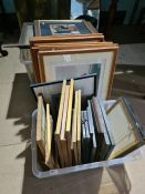 A large quantity of prints, framed cigarette cards, and similar