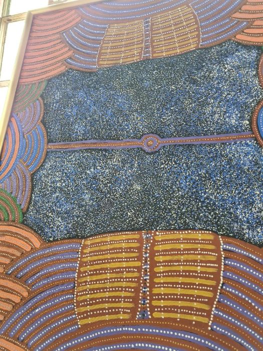 Cindy Nungurrayi Wallace, a modern Aboriginal painting early 2000s, 90 x 116cm - Image 3 of 3