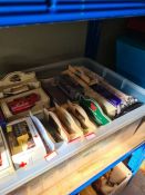 A box of die cast vehicles, mainly Days Gone By, Lledo, etc