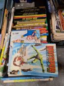 A large selection of Whizzer & Chips annuals, Hotspur, etc (4 crates)