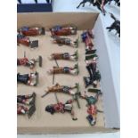 Vintage Britains Scots Guards, etc, (28 pieces)