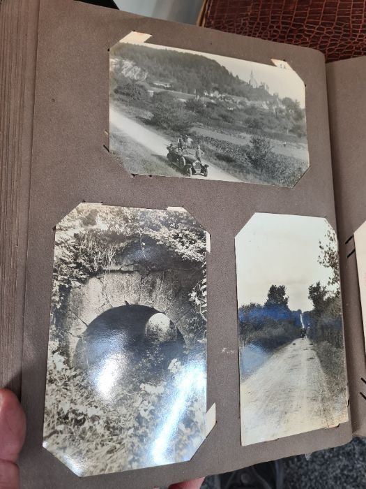 Two albums of old postcards, mainly of French Churches and interiors but also others, also two Frenc - Image 2 of 11